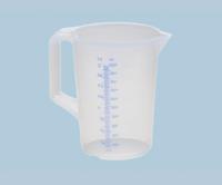 Hunersdorff Meetkan | 2000 ml polypropyleen transparant | D151xH206mm | greep gesloten | 1 stuk - 937000 937000 - thumbnail