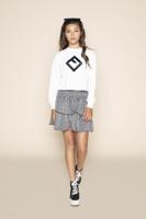 Frankie & Liberty Meisjes sweat shirt - Siena - Papier wit - thumbnail