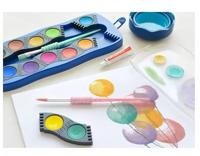 Faber-Castell Faber castell fc-481620 penselenset soft touch 4 stuks pastel kleuren - thumbnail