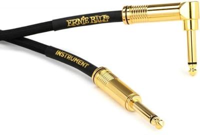 Ernie Ball 6086 Braided Instrument Cable, 5.5 meter, Black