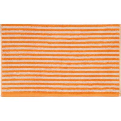 Cawö Cawo Campus Ringel Gastendoekje 30x50 mandarine