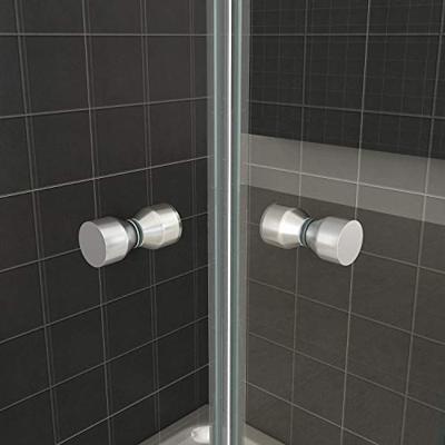 Xellanz Eco hoekinstap cabine met 2 schuifdeuren 900x900x1900x5 mm nano helder glas/chroom Xellanz Eco hoekinstap cabine met 2 schuifdeuren 900x900x1900x5 mm nano helder glas/chroom