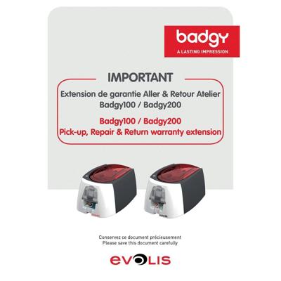 Badgy garantie uitbreiding voor badgy printers, 1 jaar Badgy garantie uitbreiding voor badgy printers, 1 jaar
