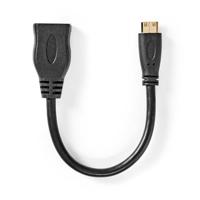 High Speed HDMI-Kabel met Ethernet | HDMI Mini-Connector | HDMI Output | 4K@30Hz | 10.2 Gbps | - thumbnail