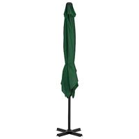 VidaXL Zweefparasol met aluminium paal 250x250 cm groen - thumbnail
