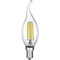 LED Lamp - Kaarslamp - Filament - Trion Kirza - 4W - E14 Fitting - Warm Wit 2700K - Dimbaar - Transparent Helder - Glas - thumbnail