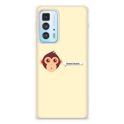 Motorola Edge 20 Pro Telefoonhoesje met Naam Monkey Motorola Edge 20 Pro Telefoonhoesje met Naam Monkey