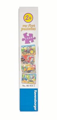 Ravensburger Mijn Eerste Puzzels puzzelset Op het werk - 2 + 4 + 6 + 8 stukjes