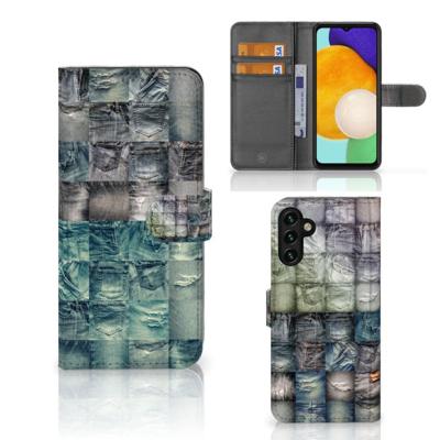 Wallet Case met Pasjes Samsung Galaxy A04s | Samsung Galaxy A13 5G Spijkerbroeken Wallet Case met Pasjes Samsung Galaxy A04s | Samsung Galaxy A13 5G Spijkerbroeken