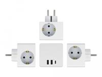 Delock 11496 Stekkerdooskubus Wit 1 stuk(s) - thumbnail