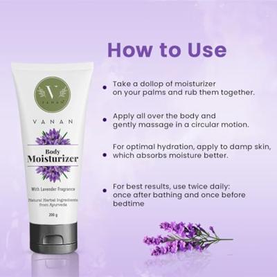 Vanan Body moisturizer lavender 200 Gram