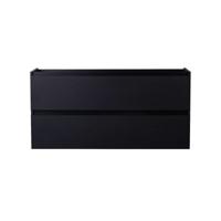 Wastafelmeubel BWS Maia Onderkast Zonder Topblad 100 cm Mat Zwart - thumbnail