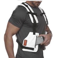 Multifunctionele afdrukken tactische vest outdoor beschermende reflecterende trainingspak grootte: One size (wit) - thumbnail