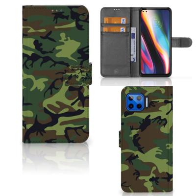 Motorola Moto G 5G Plus | Telefoon Hoesje | Army Dark