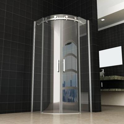Douchecabine Kwartrond 90x90x200 cm 8 mm Anti Kalk Nano Glas Aqua Splash