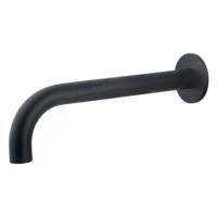Wiesbaden Wastafelkraan Uitloop Rond 26,3 cm Mat Zwart - thumbnail