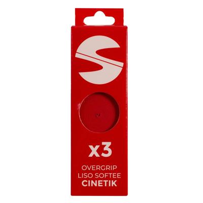 PACK OF 3 OVERGRIPS SMOOTH SOFTEE CINETIK