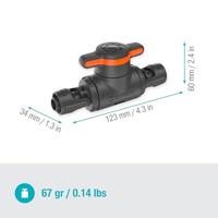 GARDENA Micro-Drip-System Afsluit- en reguleerventiel 13 mm (1/2") - thumbnail