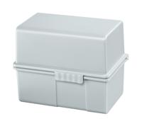 HAN 978-11 978-11 Kaartenbox Lichtgrijs DIN A8 liggend Staalscharnier, Deksel als extra bak te gebruiken - thumbnail