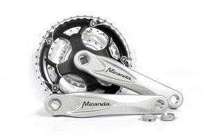 Miranda crankstel alfa 3 8mm crank 170mm 48/38/28t zilver