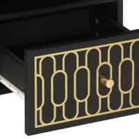 Tv-meubel 70x33x46 cm massief mangohout - thumbnail