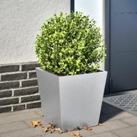 VidaXL Plantenbank 40x40x40 cm gegalvaniseerd staal - thumbnail