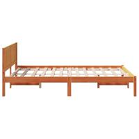 Bedframe Bruin 140 x 190 cm Massief grenenhout - thumbnail