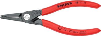Knipex Precisie-borgveertang voor binnenringen in boringen | Anti-slip kunststof bekleed - 48 11 J1 SB