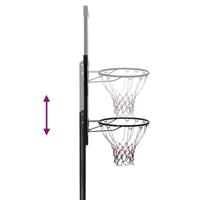 Basketbalstandaard 256-361 cm polycarbonaat transparant - thumbnail
