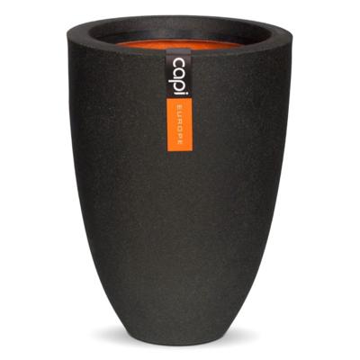 Capi Vaas Elegant Laag 36x47 cm - Zwart