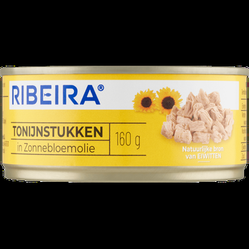 Ribeira Tonijnstukken in Zonnebloemolie 160 g bij Jumbo