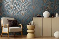 AS Creation French Affair - Blauw - Hal - 399335 - thumbnail