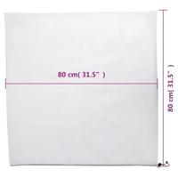 VidaXL Vlieshoezen voor planten met trekkoord 4 st 70 g/m² 0,8x0,8 m - thumbnail