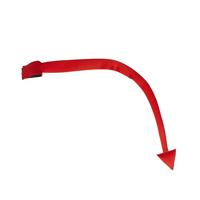 Rode duivels staart 88cm - thumbnail