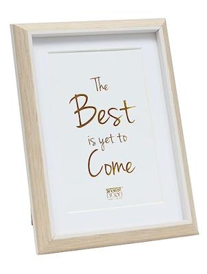 Deknudt Fotokader in lichte houtkleur met wit biesje en passe-partout 18x24 S46WG3 Deknudt Fotokader in lichte houtkleur met wit biesje en passe-partout 18x24 S46WG3