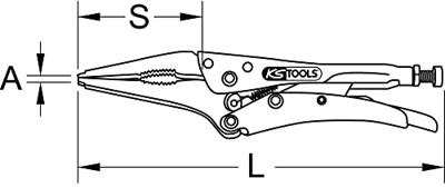 KS Tools 1151177 Griptang
