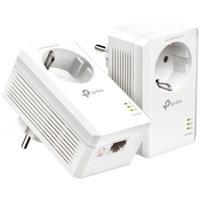 TP-Link TL-PA7017P KIT AV1000 Gigabit Passthrough Powerline Starterset Powerline Wit - thumbnail