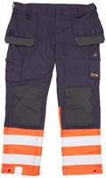 Blåkläder Multinorm inherent werkbroek 14891513 | Marineblauw/Oranje | Maat 64 - 7330509720660 - thumbnail