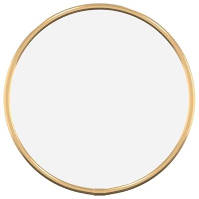 VidaXL Wandspiegel rond ø20 cm goudkleurig