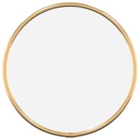 VidaXL Wandspiegel rond ø20 cm goudkleurig - thumbnail