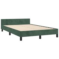 Bedframe zonder matras 120x190 cm fluweel donkergroen - thumbnail