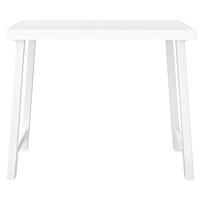 Campingtafel hout-look 79x56x64 cm PP wit - thumbnail