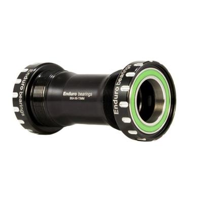 ENDURO BEARINGS Bsa 68mm bottom bracket to 24mm - a/c ss - black
