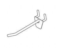 Boardhaak enkel 75mm wit hoh 25mm - thumbnail