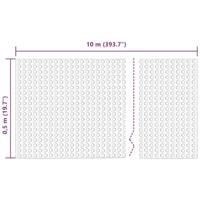 Afvoerblad Zwart 0,5 x 10 m HDPE - thumbnail