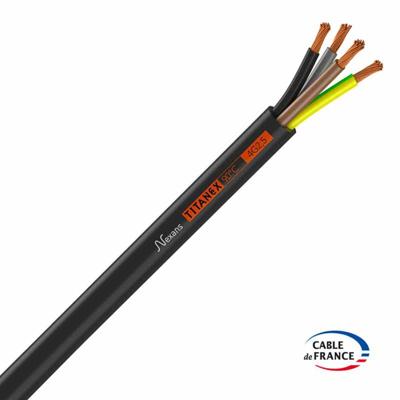 Rubber kabel 4 x 2,5mm² Nexans H07RN-F ECA neopreen Titanex HA500