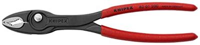 Knipex Frontgrijptang | lengte 200 mm | gepolijst kunststof mantel | zwart gefosfateerd | 1 stuk - 82 01 200 - 82 01 200 - thumbnail