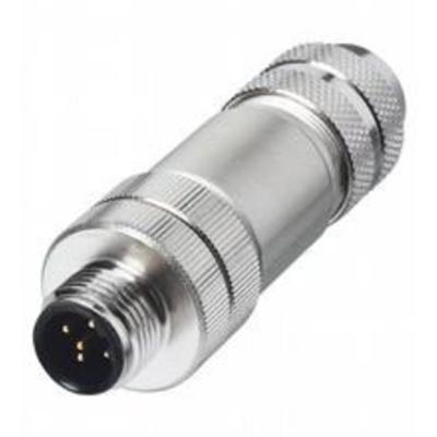 Pepperl+Fuchs 208871 Sensor/actuator connector, niet geassembleerd M12 Aantal polen (sensoren): 4 Stekker, recht 1 stuk(s)