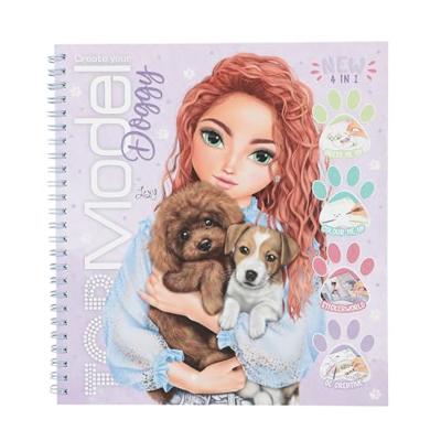 Create your TOPModel Doggy kleurboek Create your TOPModel Doggy kleurboek