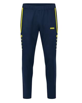 JAKO 8489D Trainingsbroek Allround Dames - Marine/Fluogeel - 36